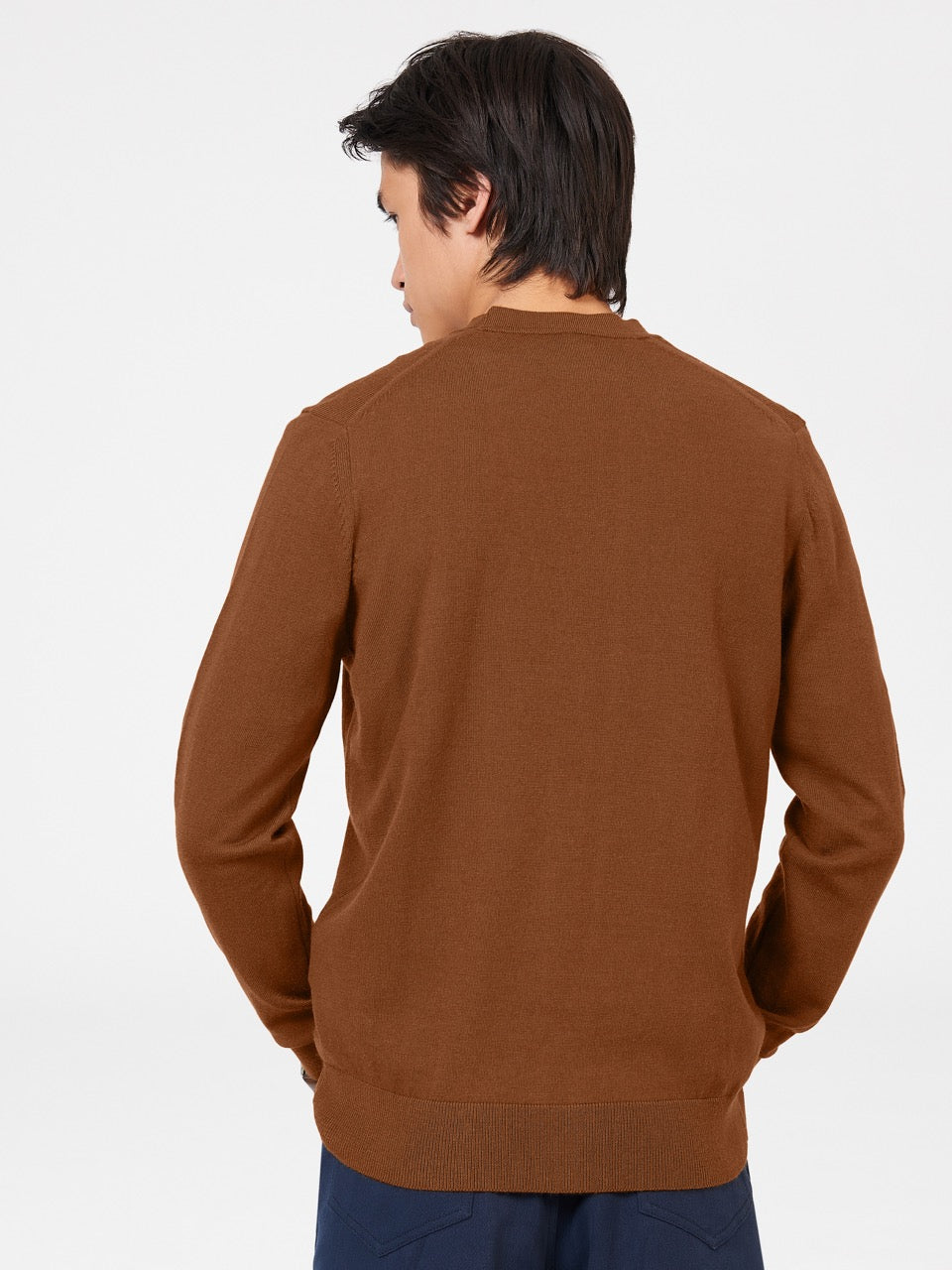 Ben Sherman Signature Merino Cardigan Strickwaren Braun | 40315UKHO