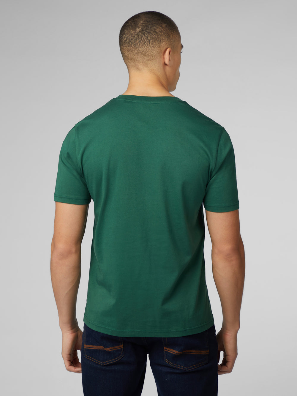 Ben Sherman Signature Mod Head T-Shirt Grün | 63057UFAW