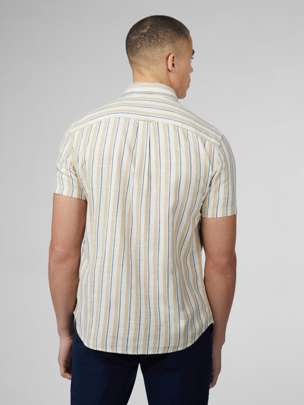 Ben Sherman Signature Mod Stripe Hemd Weiß | 07843GZTE