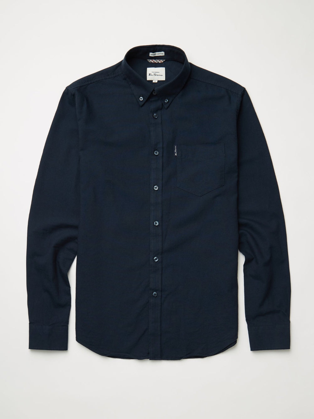 Ben Sherman Signature Organic Oxford Hemd Navy | 07546TDAC