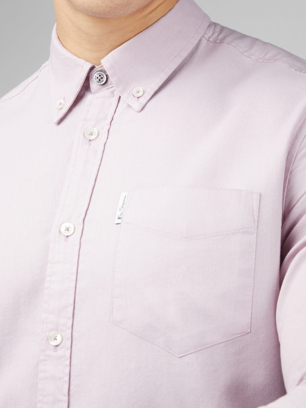 Ben Sherman Signature Oxford Long Sleeve Hemd Lila | 20847EZXK