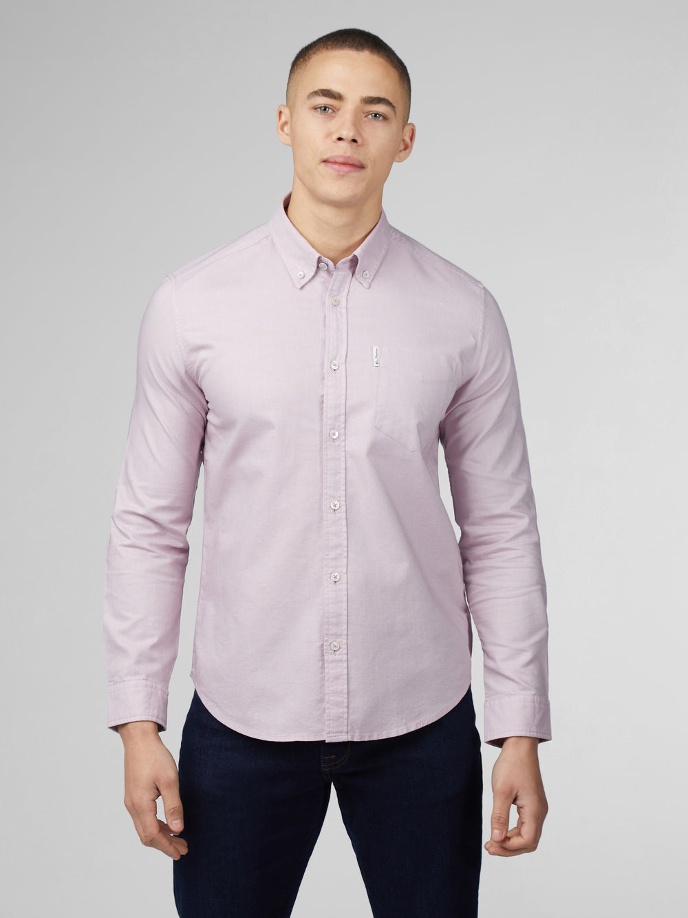 Ben Sherman Signature Oxford Long Sleeve Hemd Lila | 20847EZXK