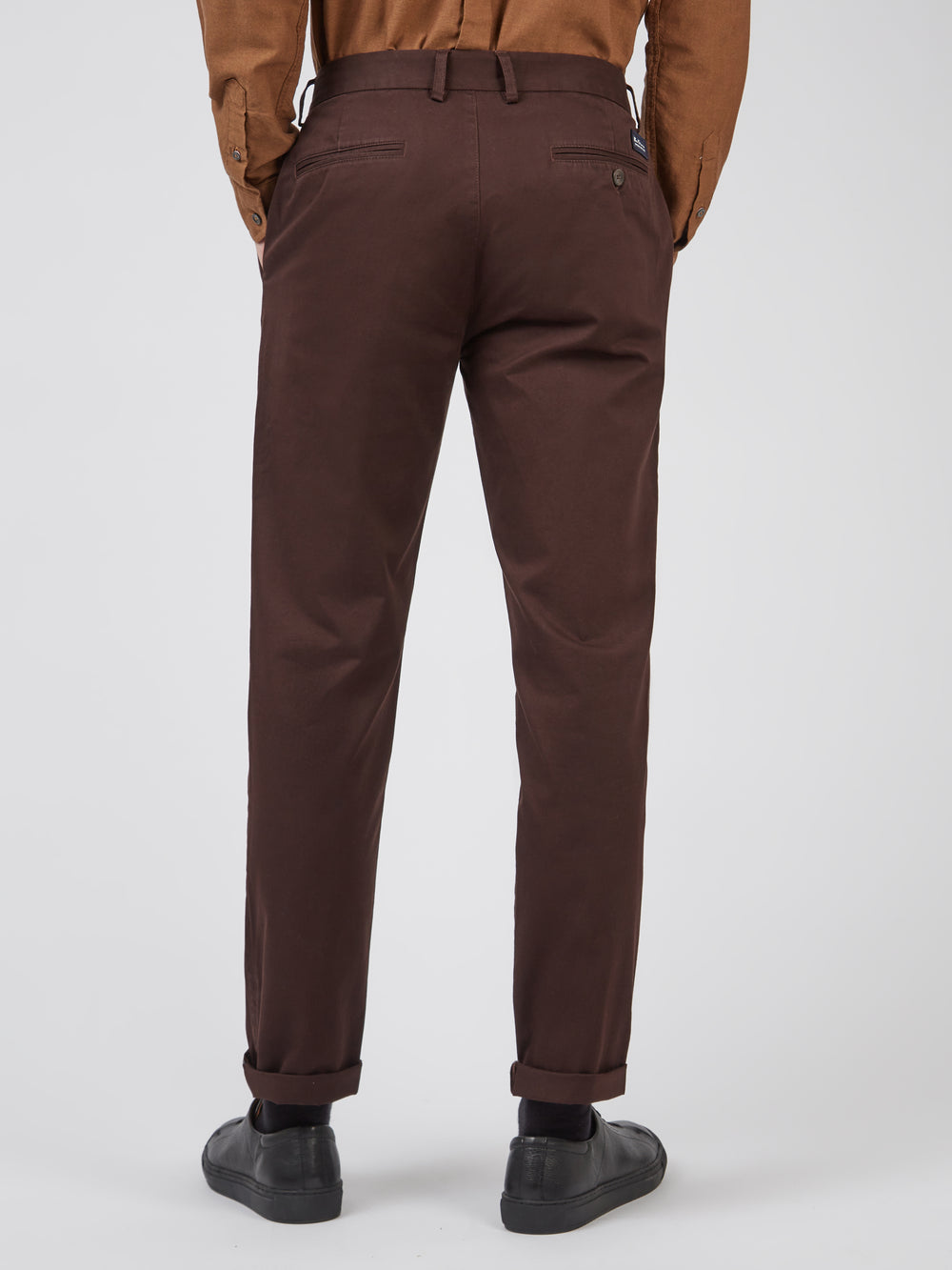 Ben Sherman Signature Slim Stretch Chino Hose Rot | 07236VEQM