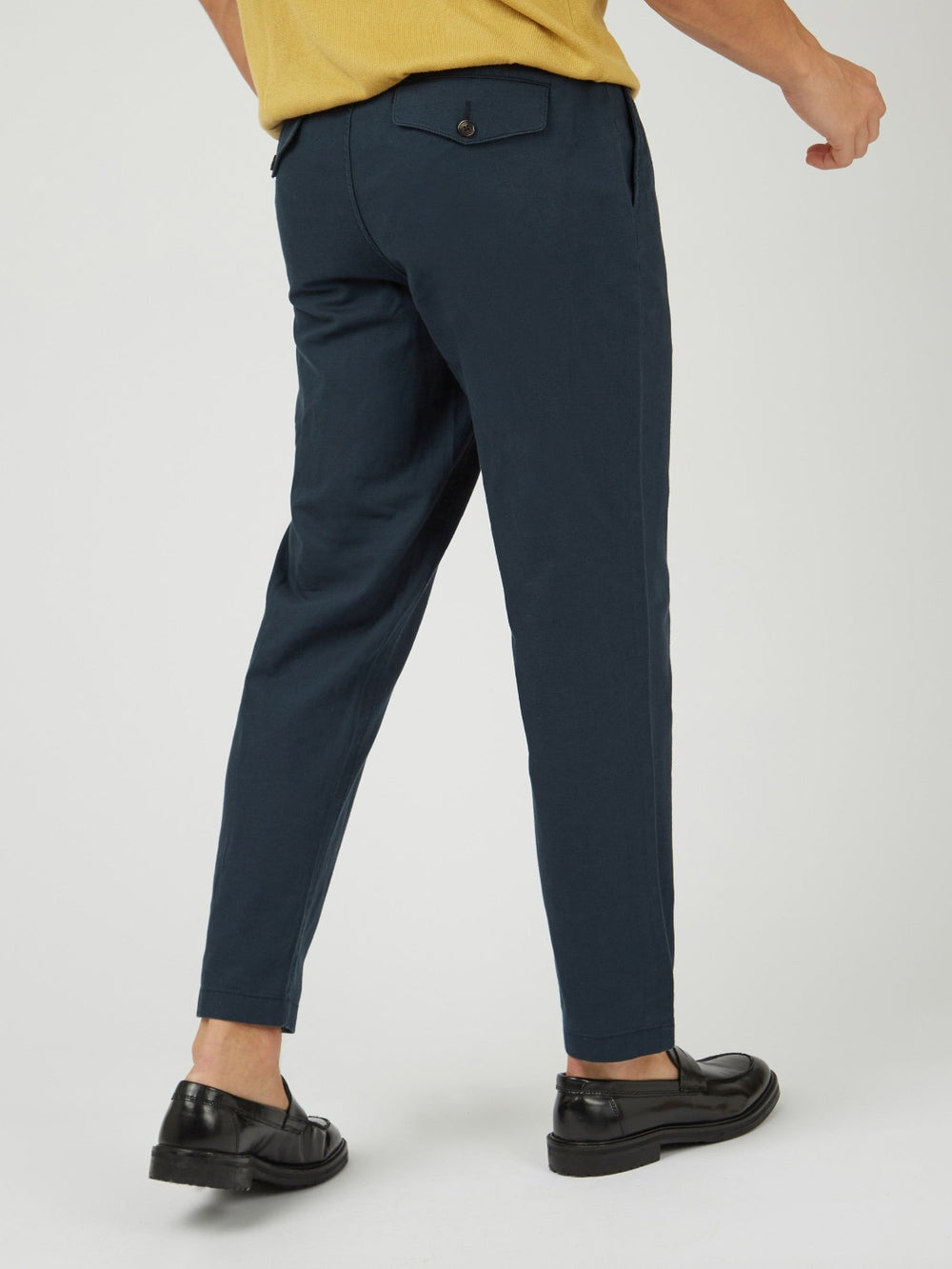 Ben Sherman Signature Slim Taper Linen Hose Grün | 83125OXUA