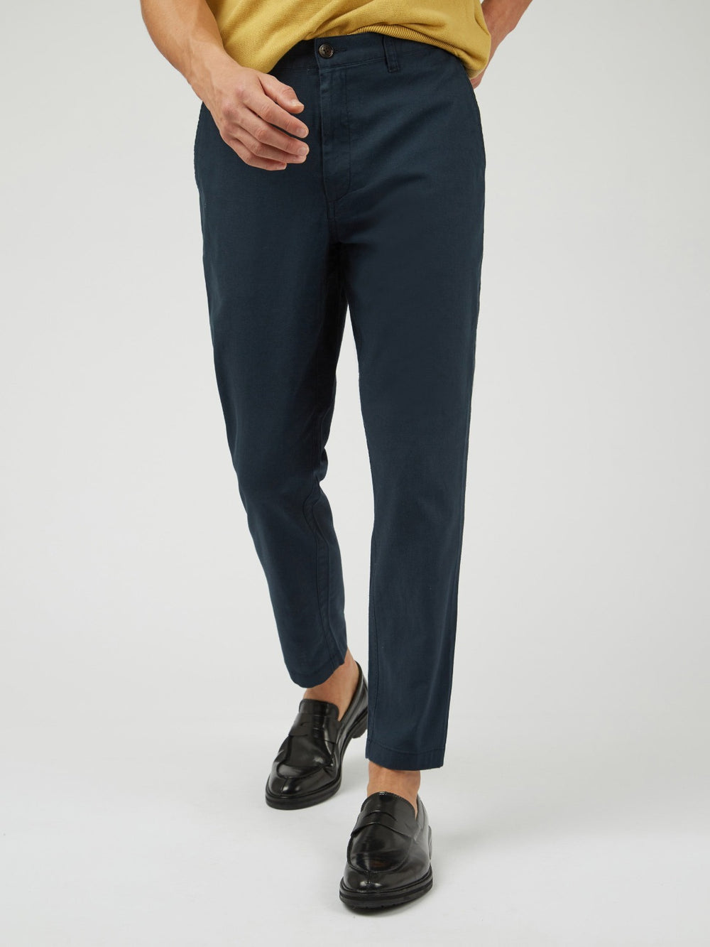 Ben Sherman Signature Slim Taper Linen Hose Grün | 83125OXUA