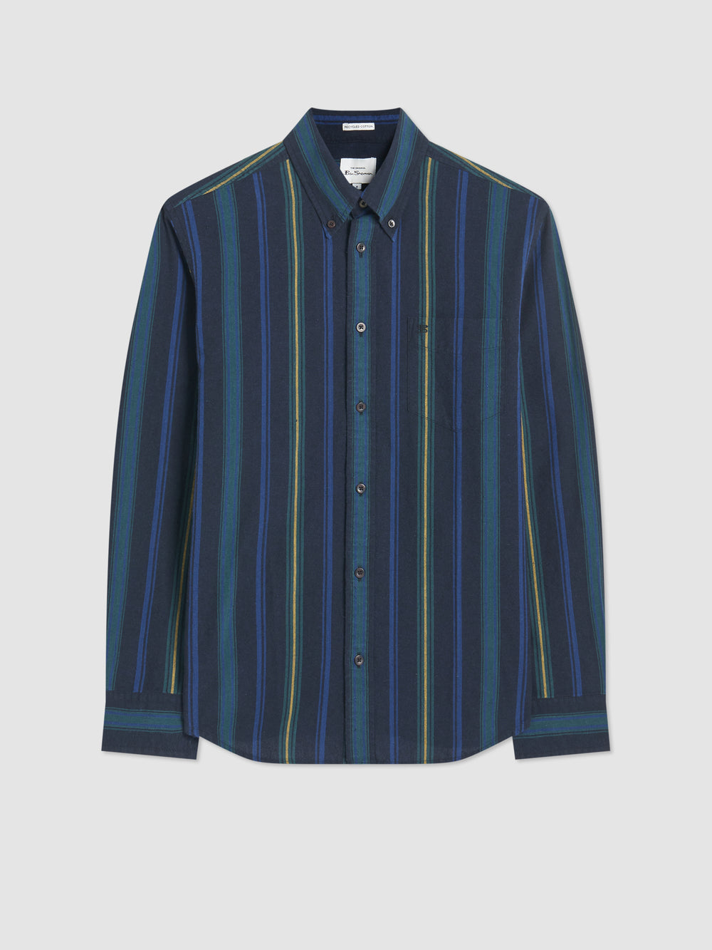 Ben Sherman Signature Striped Oxford Hemd Grün | 38056XCVF