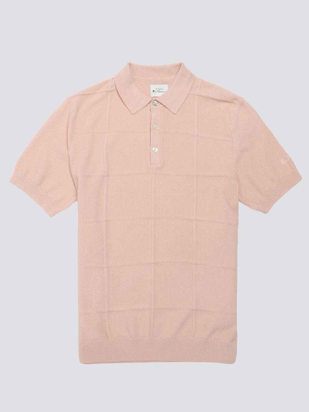 Ben Sherman Signature Textured Polo Strickwaren Rosa | 73514ZMVF