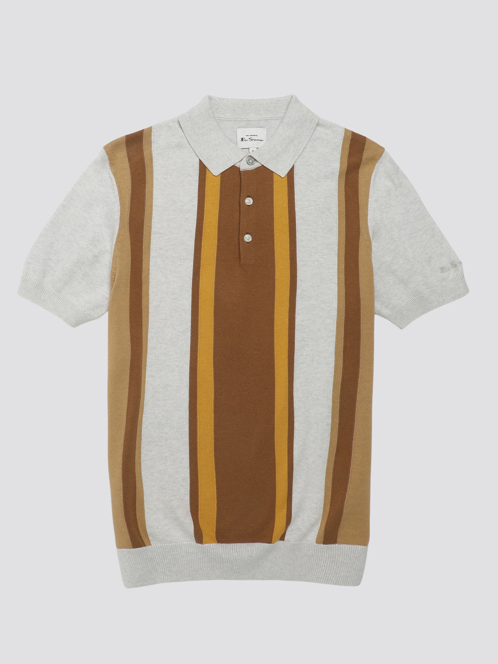 Ben Sherman Signature Vertical Stripe Polo Strickwaren Weiß | 54890BSDU