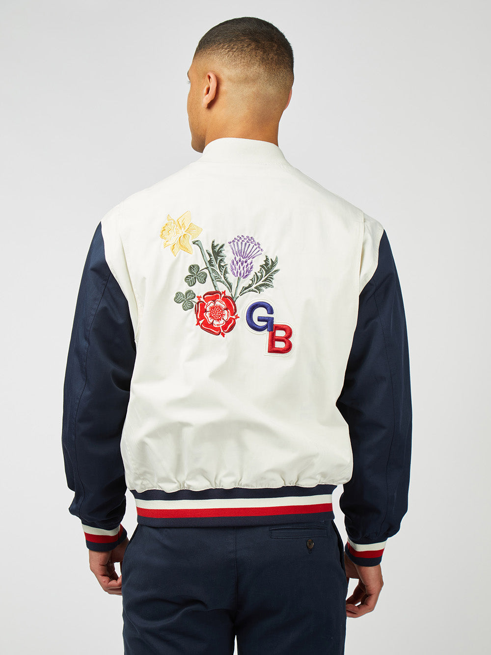 Ben Sherman Team GB Commercial Bomber Jacken Weiß | 91604HMQP