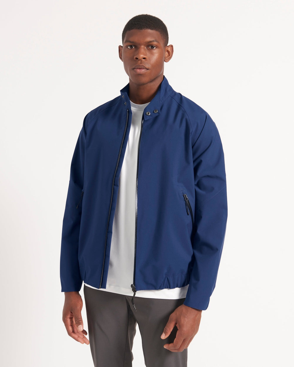 Ben Sherman Waterproof Harrington Jacken Blau | 27081ULYE