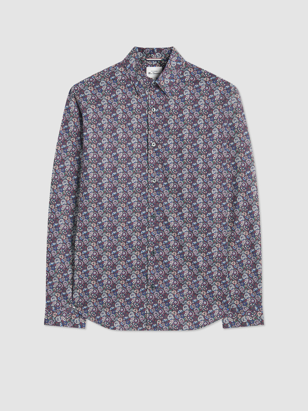 Ben Sherman Winter Floral Hemd Lila | 76150DTSO